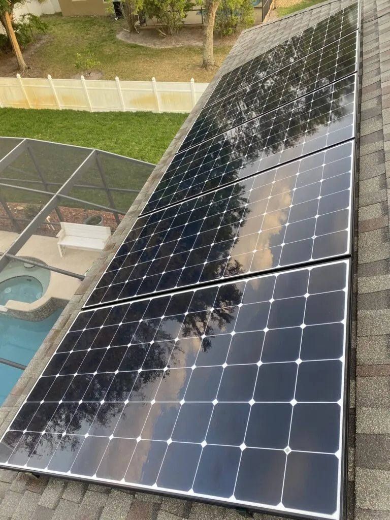 Solar Panel Cleaning project after professional cleaning by Wash and Go