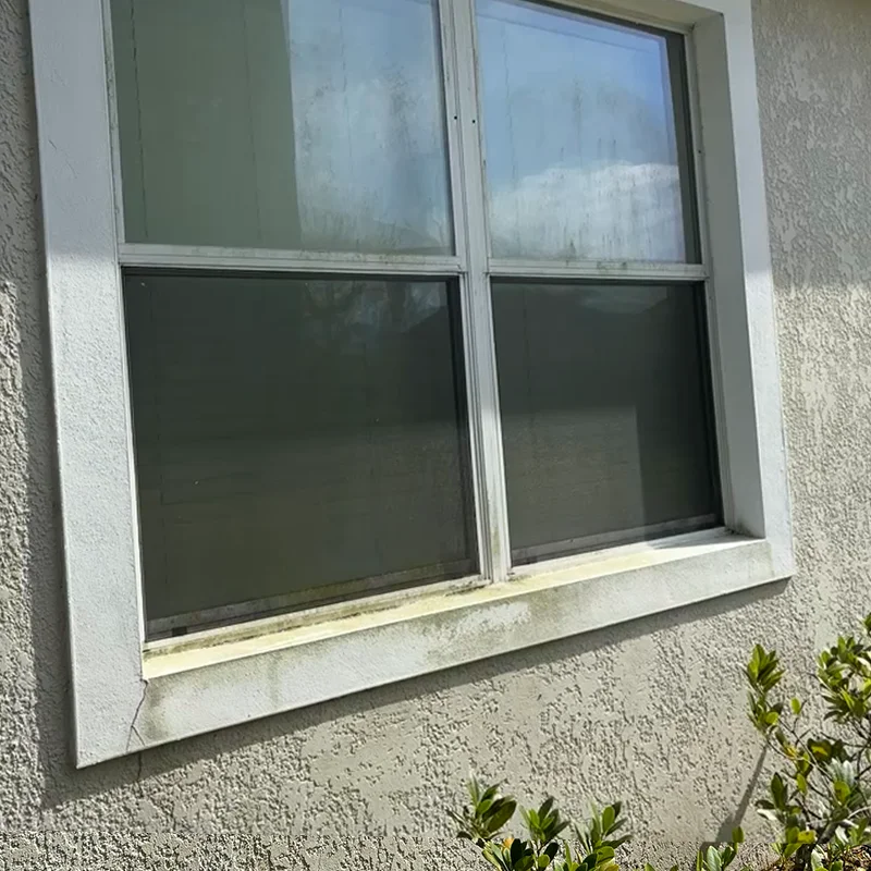 Window Cleaning project after professional cleaning by Wash and Go